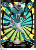 Jaylen Waddle 2021 Certified Mirror GOLD Rookie RC 11/15 Miami Dolphins