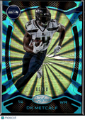 DK Metcalf 2021 Certified Mirror Teal 5/10 Seattle Seahawks