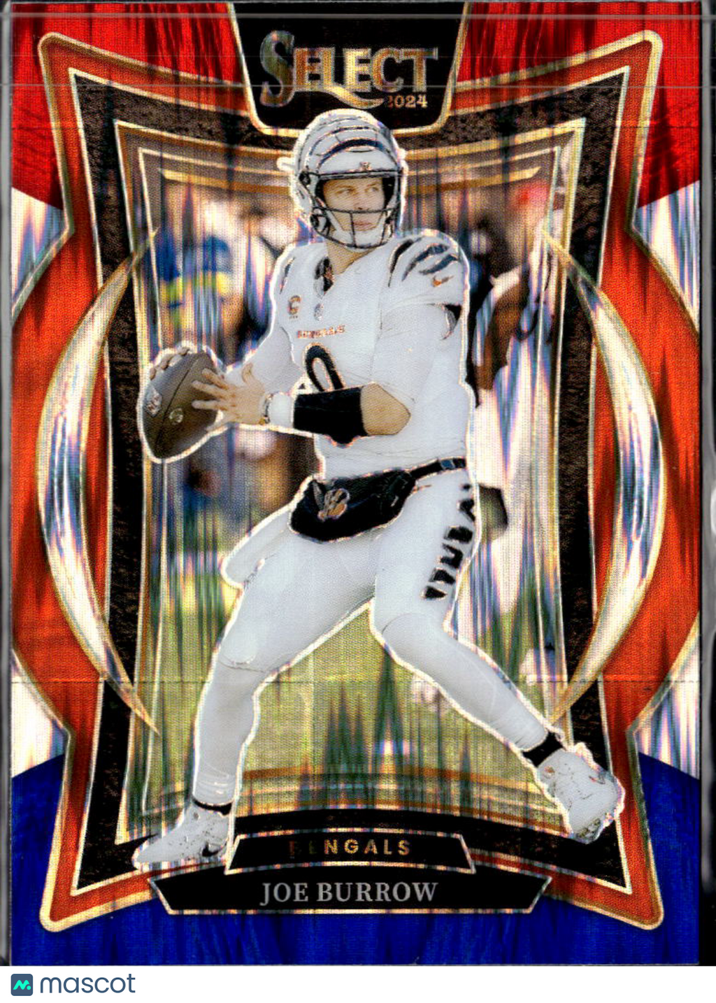Joe Burrow 2025 Select Red White Blue Cincinnati Bengals