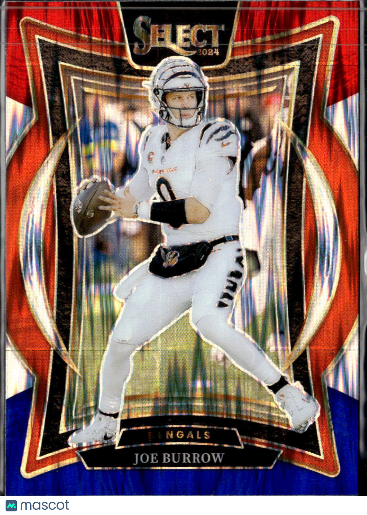 Joe Burrow 2025 Select Red White Blue Cincinnati Bengals