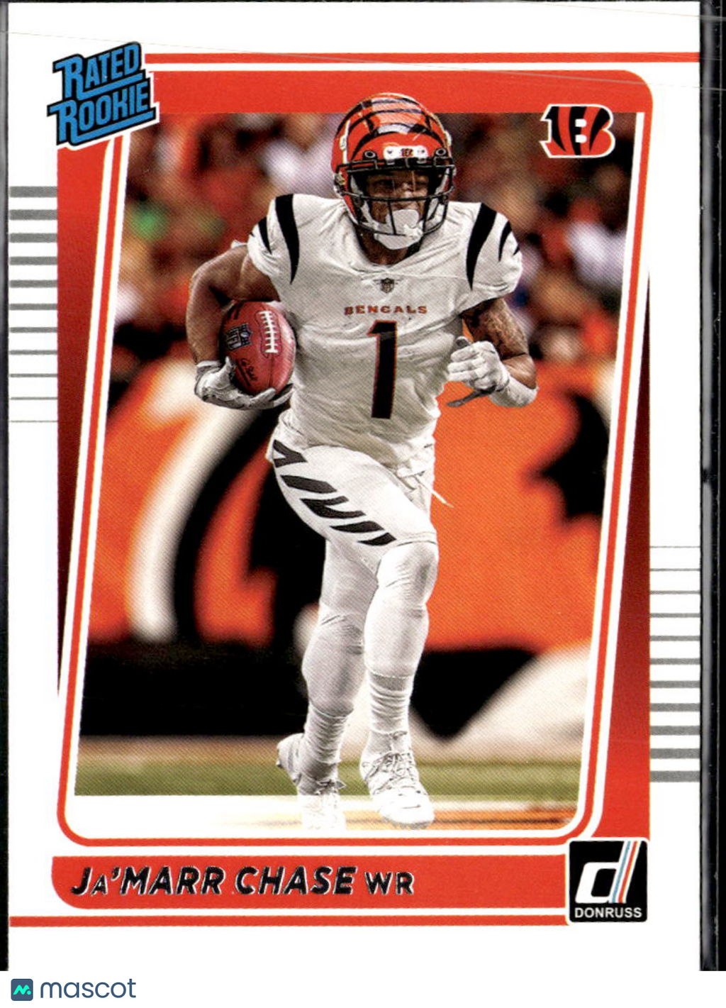Ja'Marr Chase 2021 Donruss Rated Rookie Cincinnati Bengals