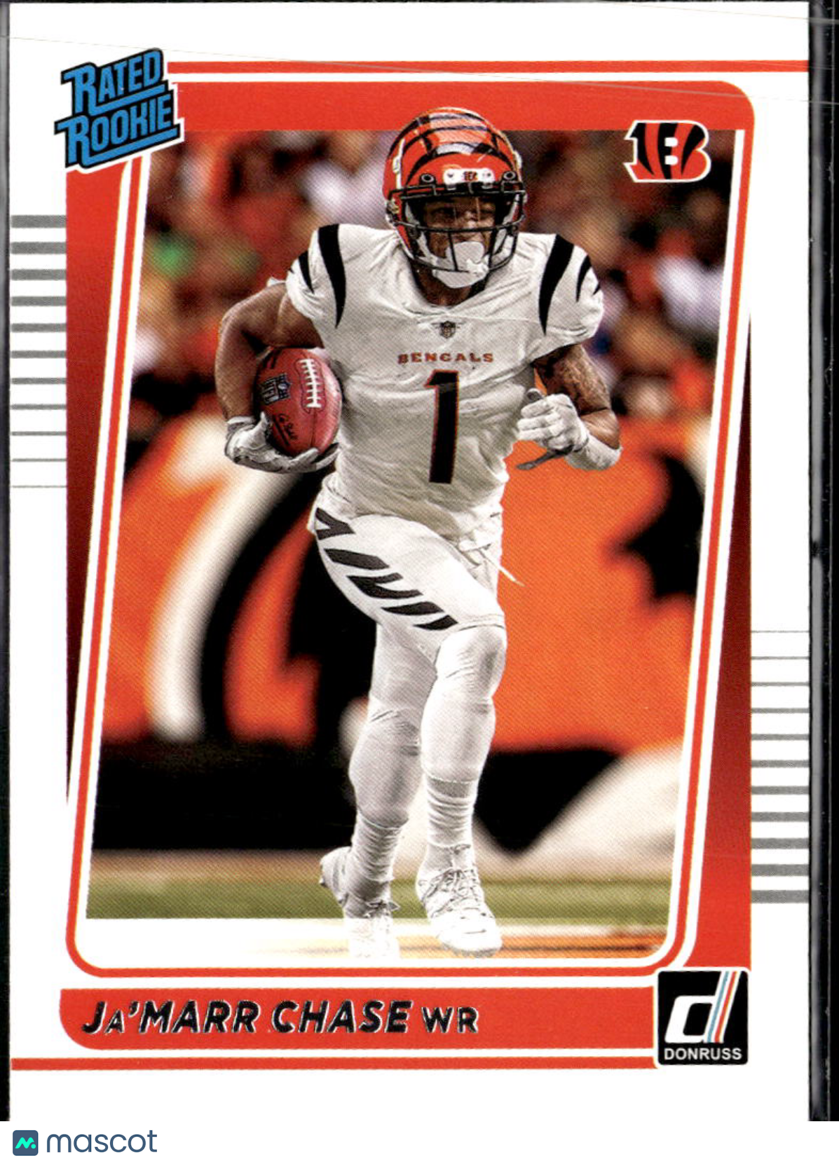 Ja'Marr Chase 2021 Donruss Rated Rookie Cincinnati Bengals