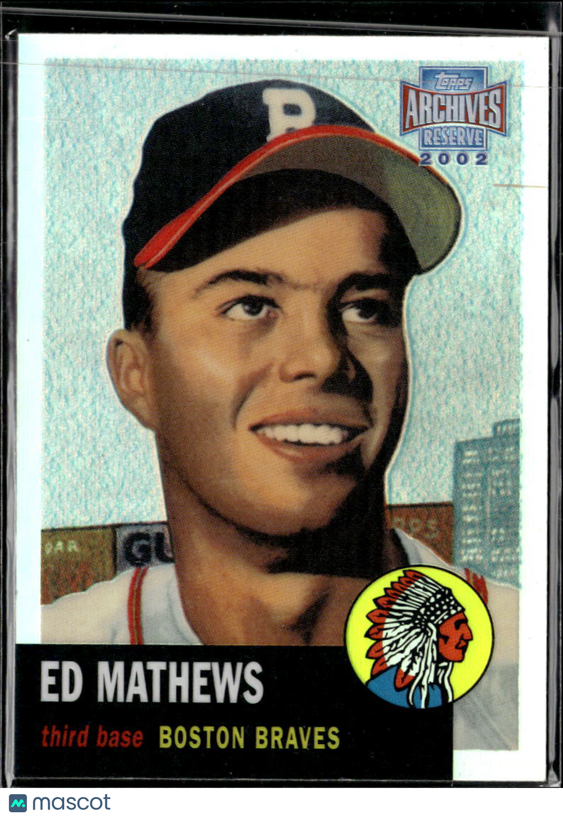 Ed Mathews 2002 Topps Archives Reserve Refractor Boston Braves