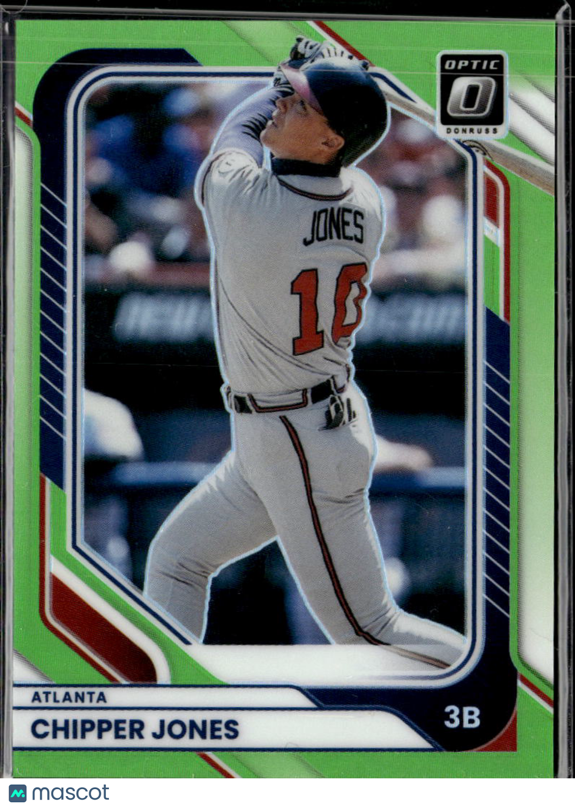 Chipper Jones 2026 Optic Lime Green /149 Atlanta Braves