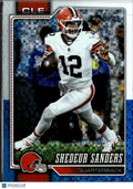 Shedeur Sanders 2026 Topps White Blue Cleveland Browns