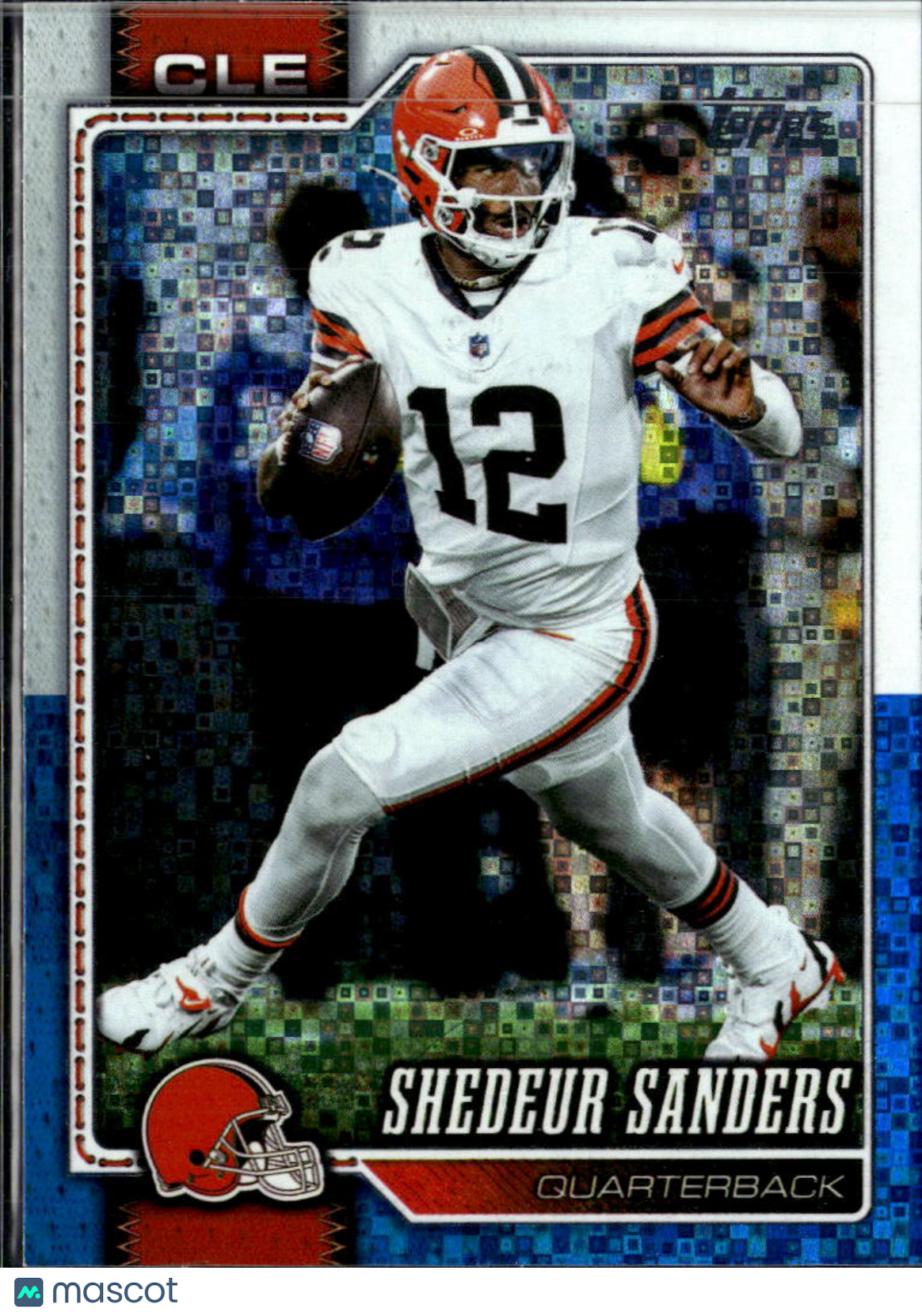 Shedeur Sanders 2026 Topps White Blue Cleveland Browns