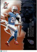 Tony Pollard 2025 Topps Signature Class Orange 42/50 Tennessee Titans