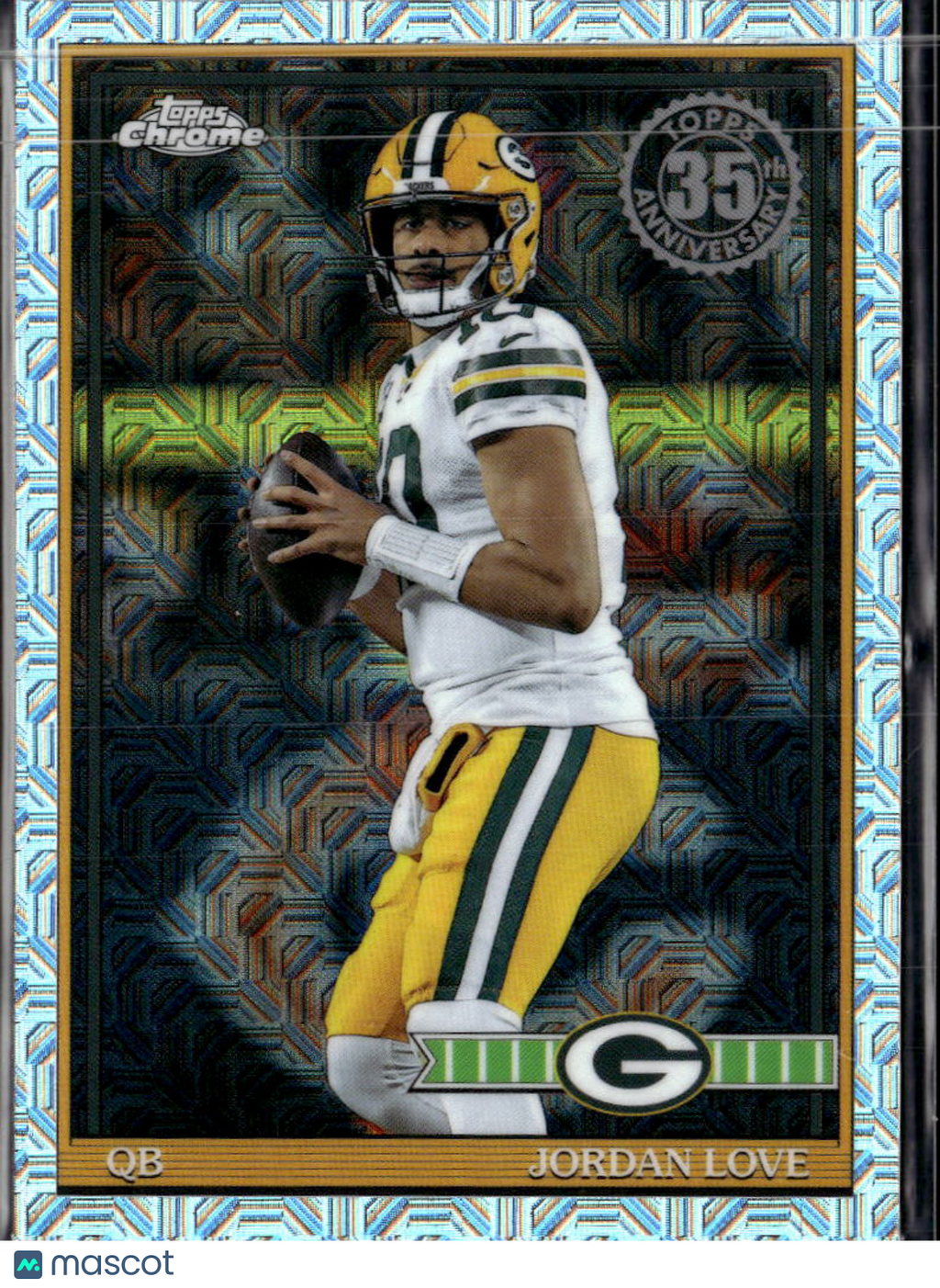 Jordan Love 2026 Topps Chrome '91 Silver Pack Refractor Green Bay Packers
