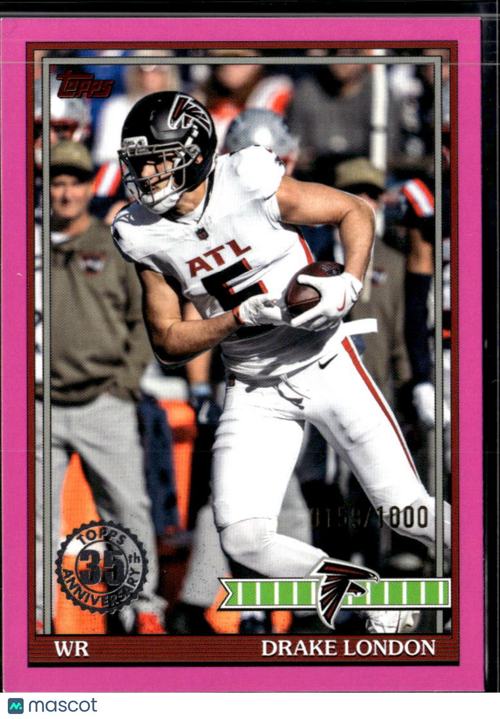 Drake London 2026 Topps Pink 154/1000 Atlanta Falcons