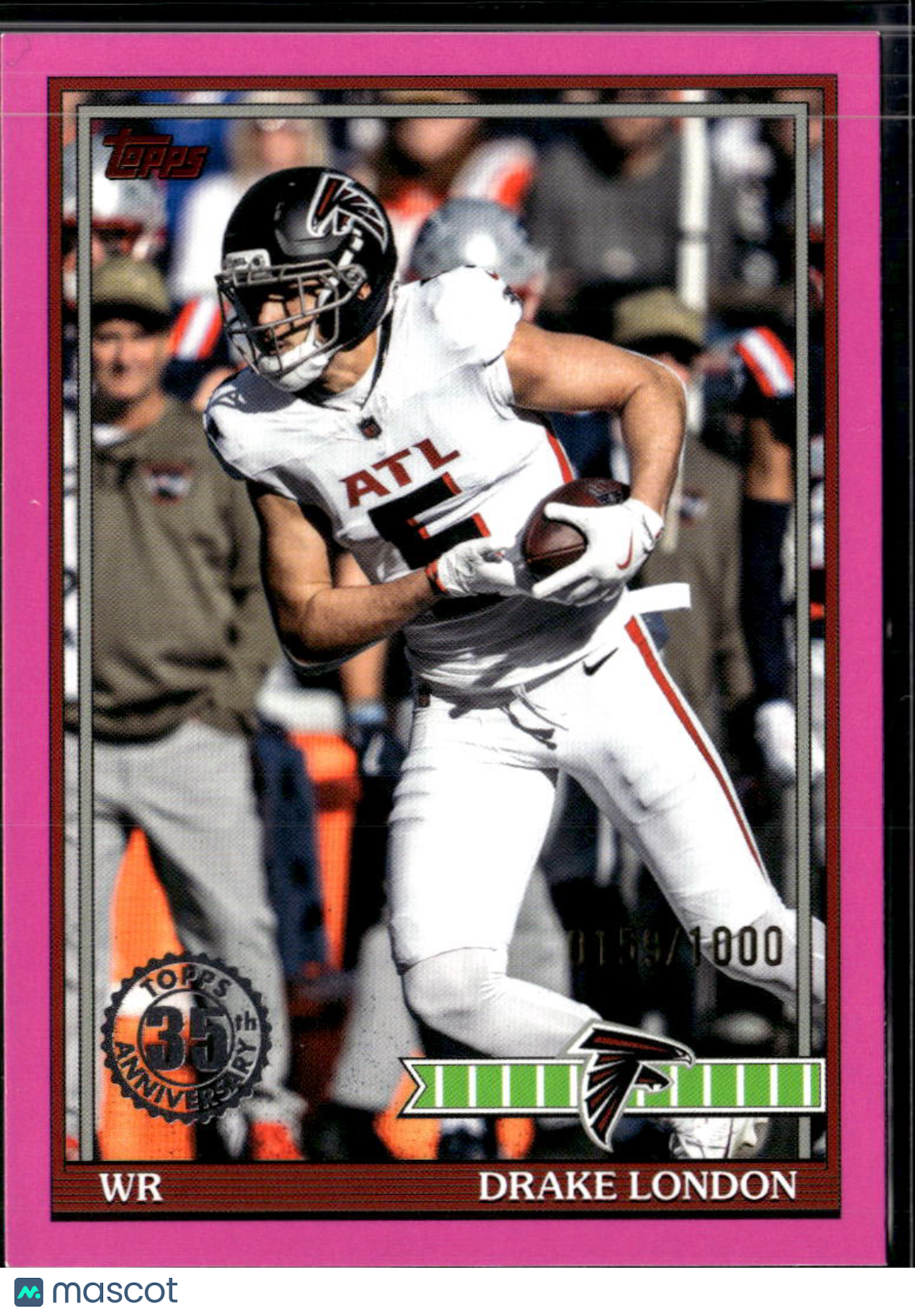 Drake London 2026 Topps Pink 154/1000 Atlanta Falcons