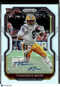 Thaddeus Moss 2020 Prizm Auto Autograph Rookie RC LSU Tigers