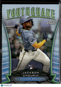 Jackson Chourio 2024 Topps Chrome Youthquake Rookie RC Milwaukee Brewers