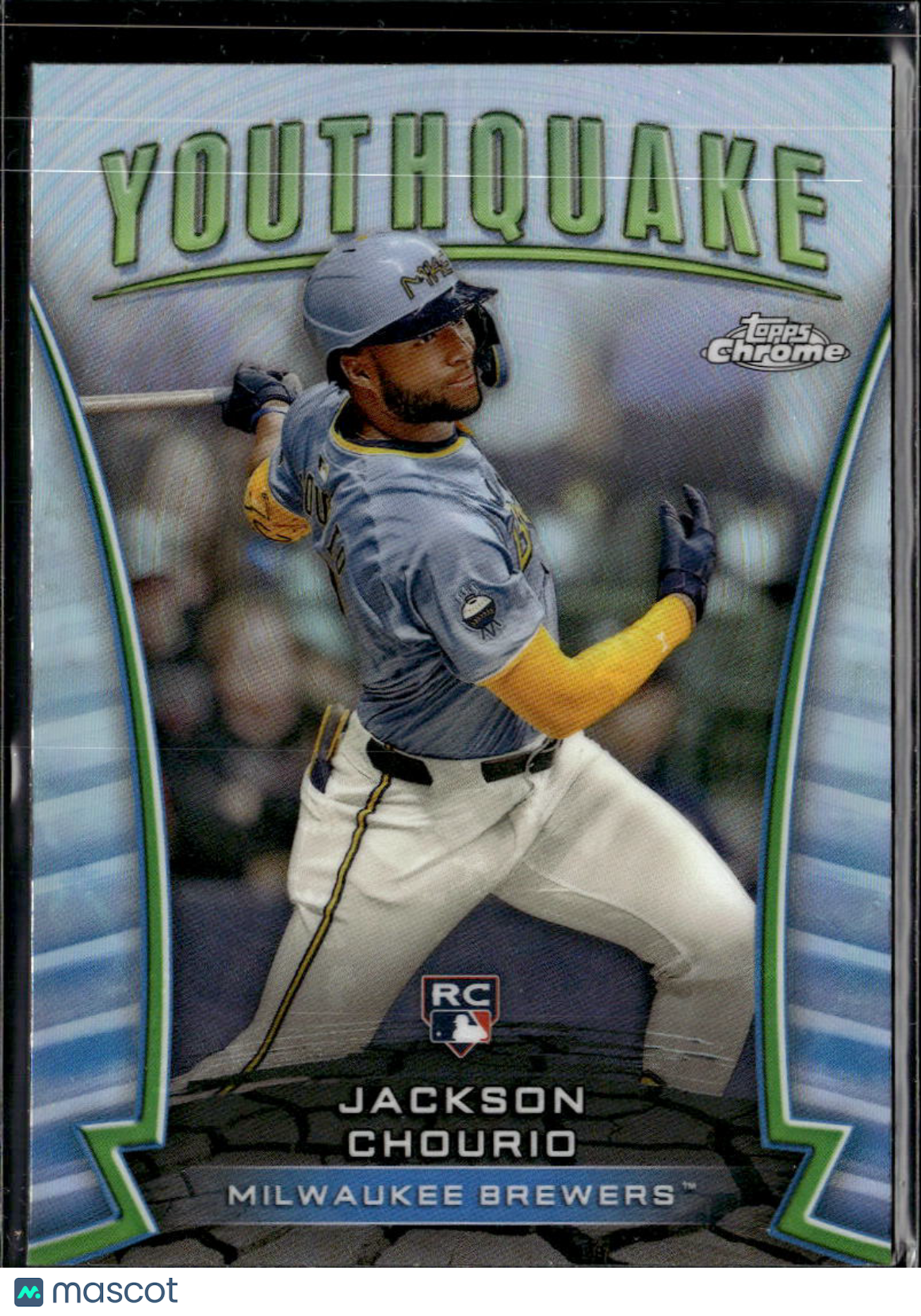 Jackson Chourio 2024 Topps Chrome Youthquake Rookie RC Milwaukee Brewers