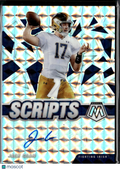 Jack Coan 2022 Mosaic Draft Picks Auto Autograph Notre Dame Fighting Irish