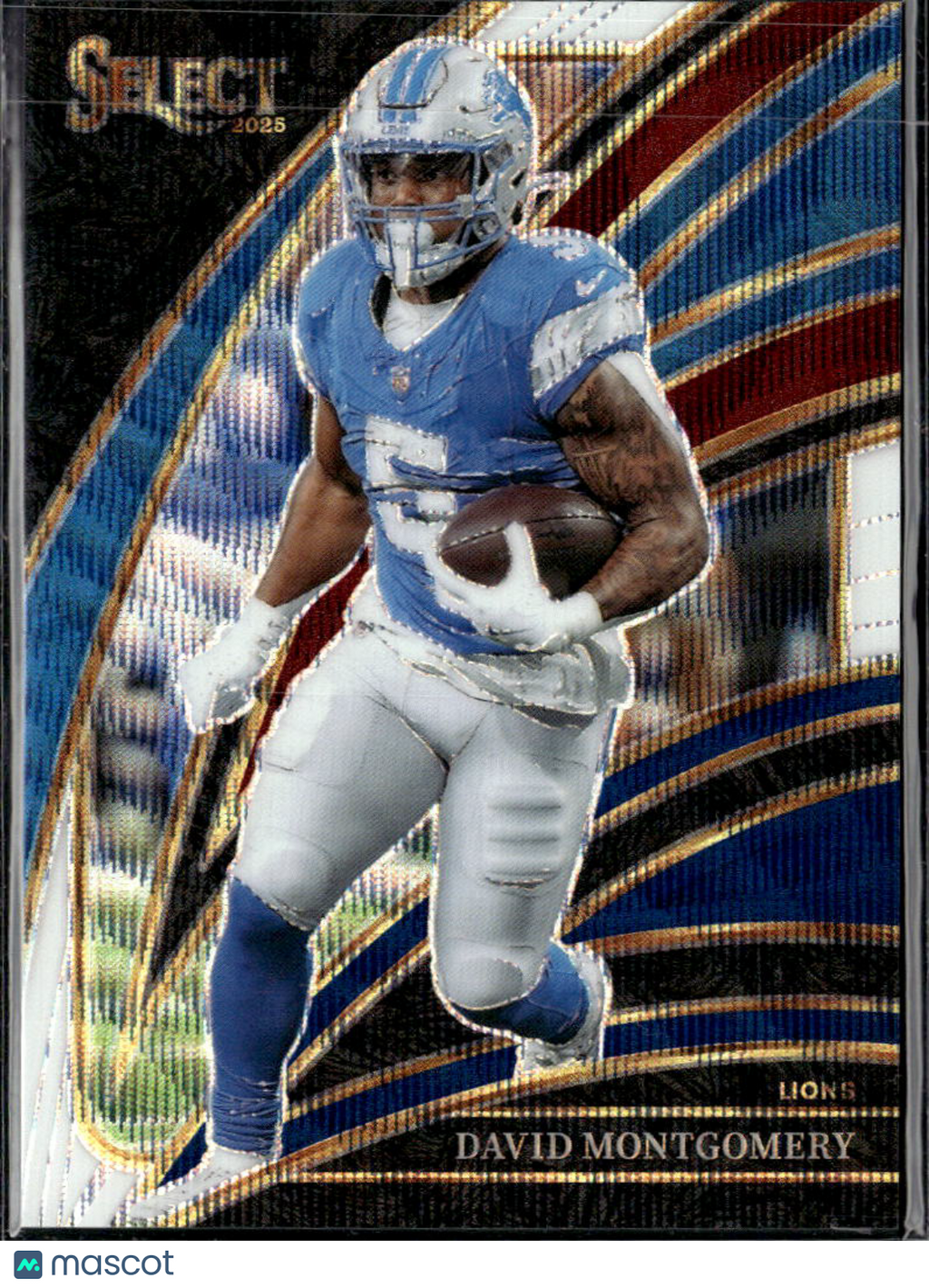 David Montgomery 2024 Select Tricolor /249 Detroit Lions
