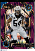 Shaq Thompson 2025 Select Purple Prizm /360 Carolina Panthers