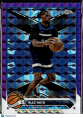 Naz Reid 2024 Topps Chrome Purple Refractor /119 Minnesota Timberwolves