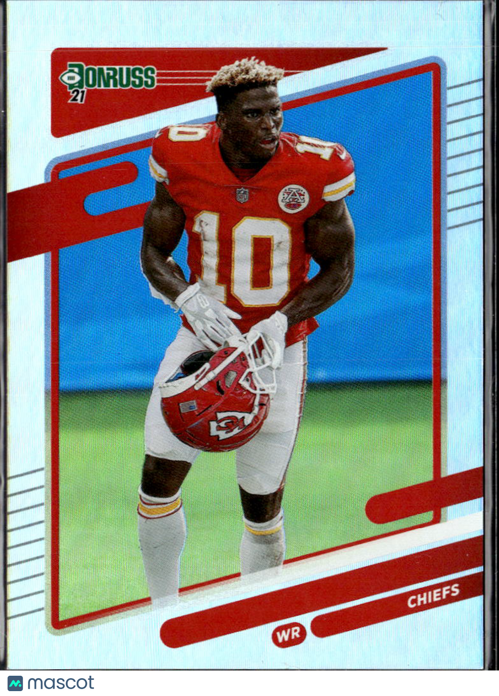 Tyreek Hill 2021 Donruss No Name Press Proof Kansas City Chiefs