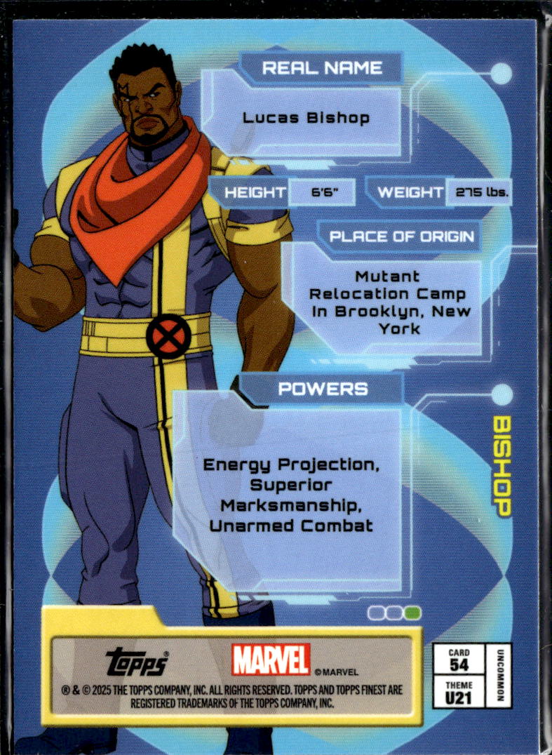 Bishop 2025 Topps Marvel Finest Ultimates Uncommon #U21