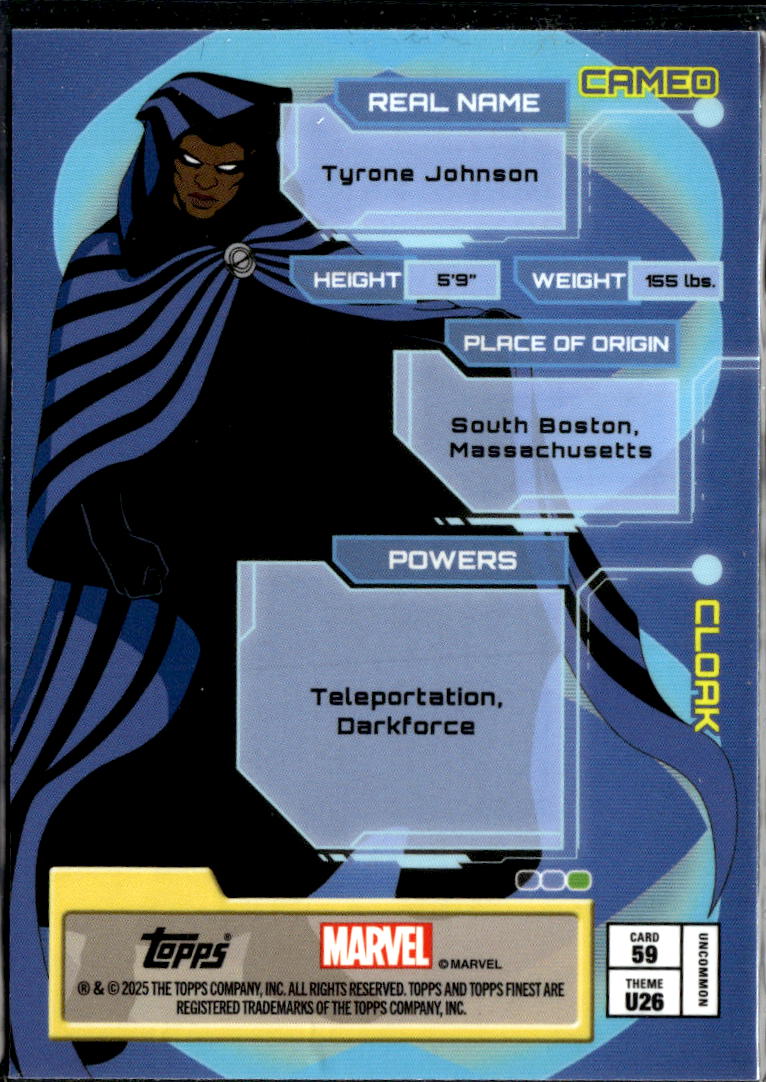 Cloakc 2025 Topps Finest Ultimates Uncommon #59