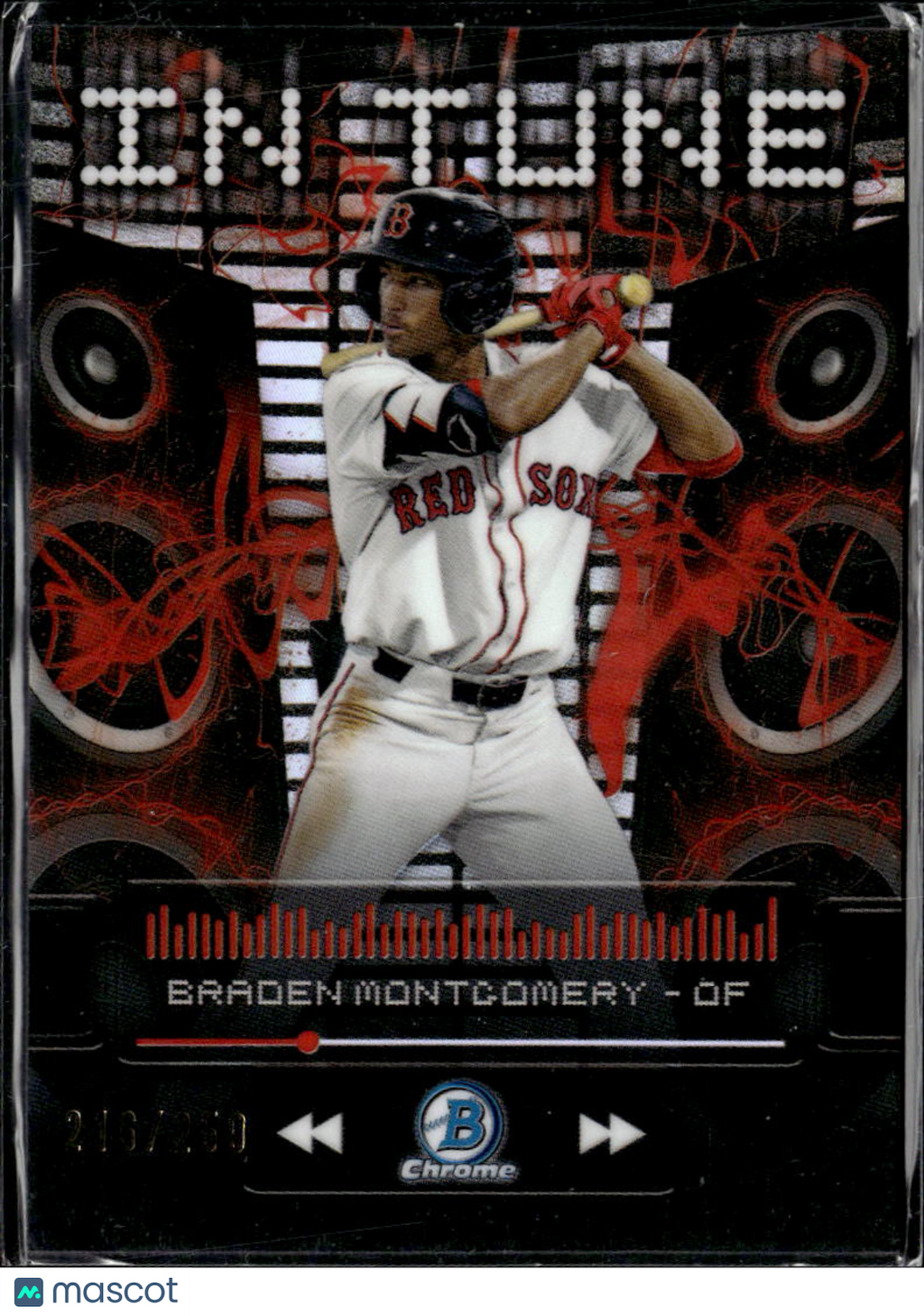 Braden Montgomery 2024 Bowman Chrome In Tune Refractor /250 Boston Red Sox