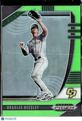 Bradlee Beesley 2020 Panini Prizm Draft Picks Lime Green /75 Cal Poly Mustangs