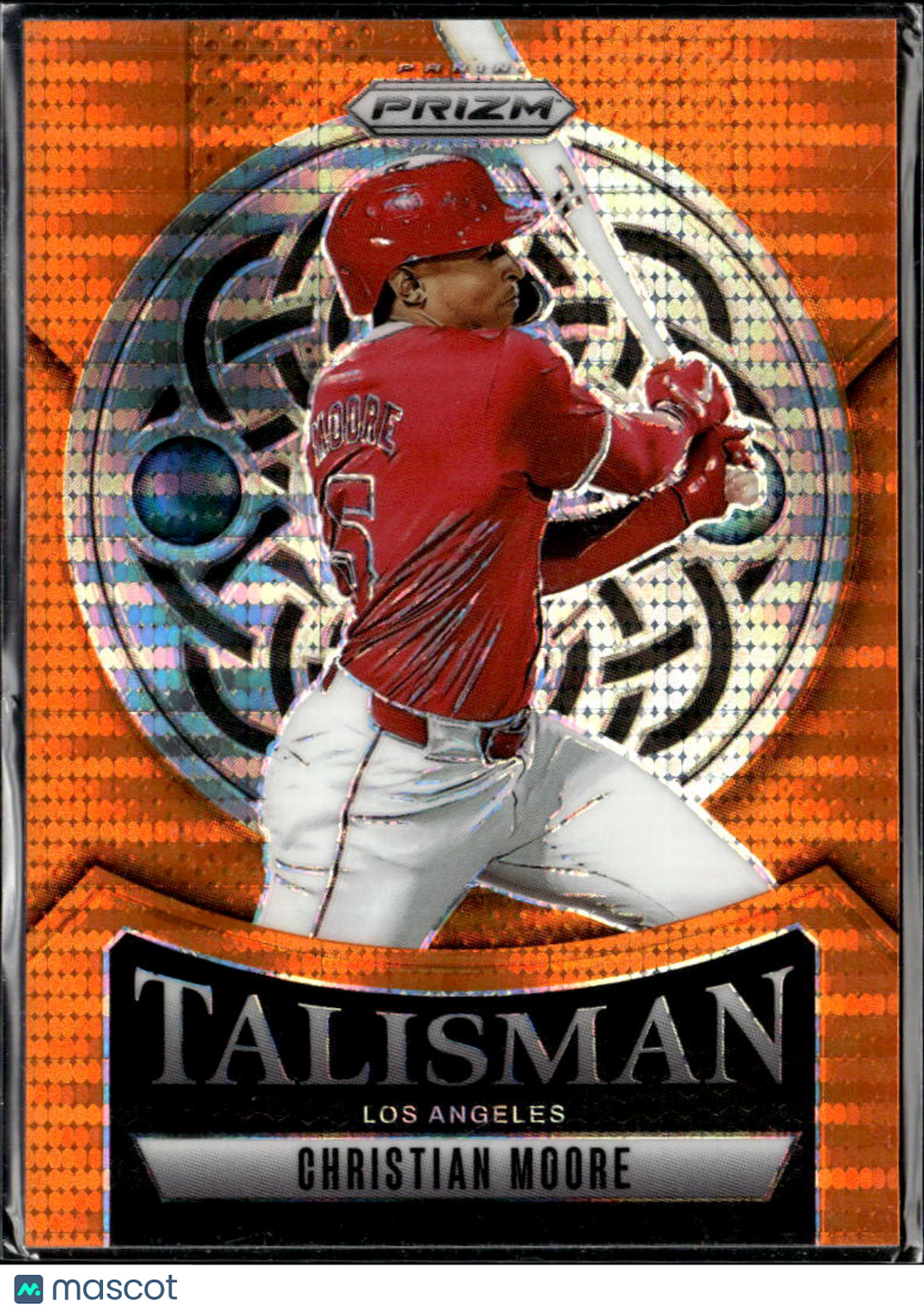 Christian Moore 2025 Prizm Talisman Orange /399 Los Angeles Angels