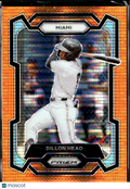 Dillon Head 2024 Prizm Orange Pulsar /399 Miami Hurricanes