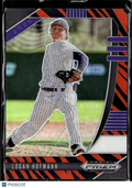 Logan Hofmann 2020 Panini Prizm Draft Picks Tiger Stripe /99