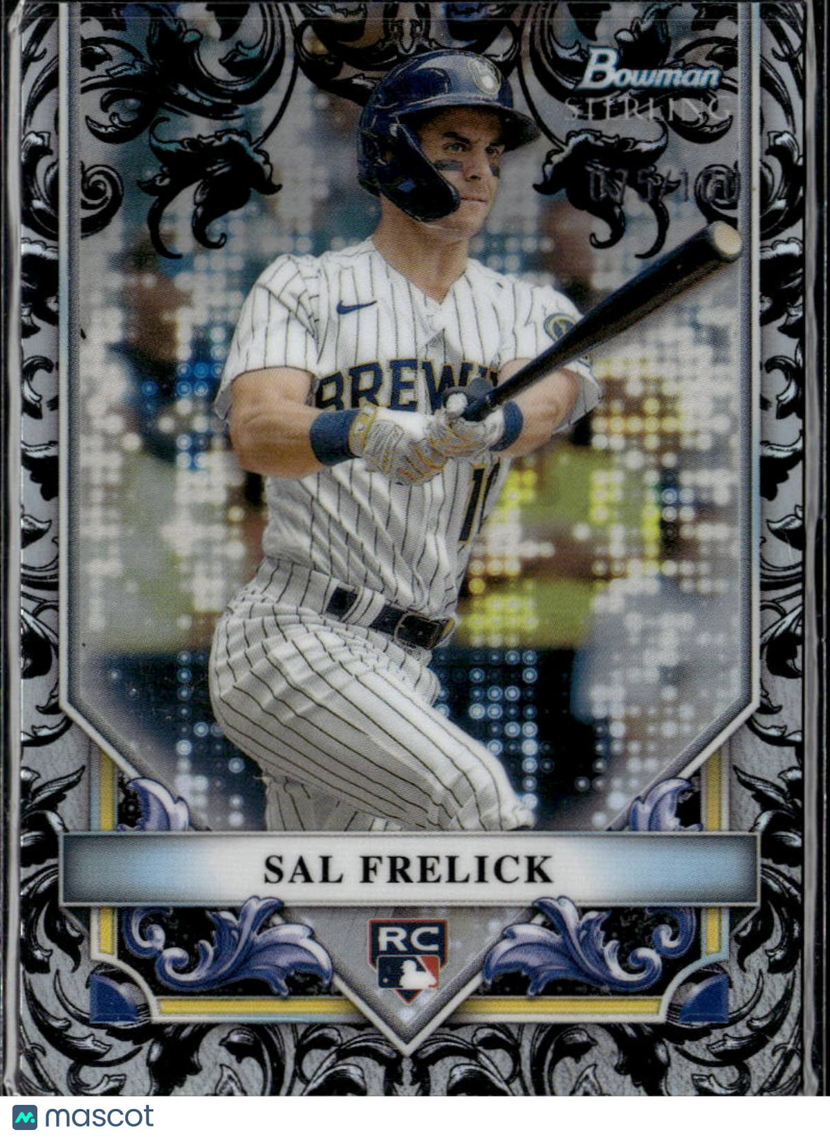 Sal Frelick 2024 Bowman Sterling RC Rookie 75/100  Milwaukee Brewers
