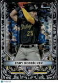 Endy Rodríguez 2024 Bowman Sterling RC Rookie 30/100 Pittsburgh Pirates