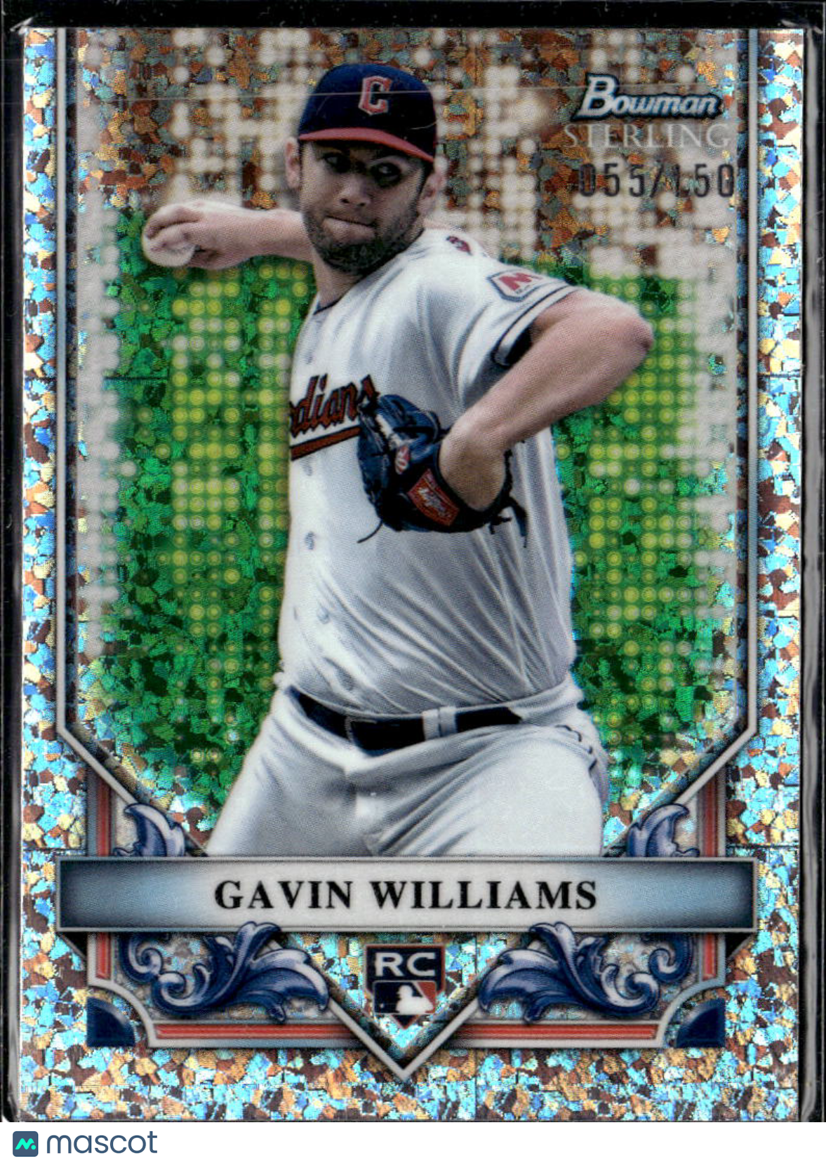 Gavin Williams 2024 Bowman Sterling RC /150 Cleveland Guardians