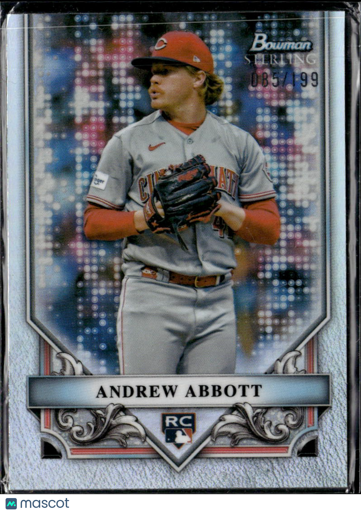Andrew Abbott 2024 Bowman Sterling RC Refractor /199 Cincinnati Reds