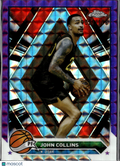 John Collins 2024 Topps Chrome Purple Refractor /119 Utah Jazz