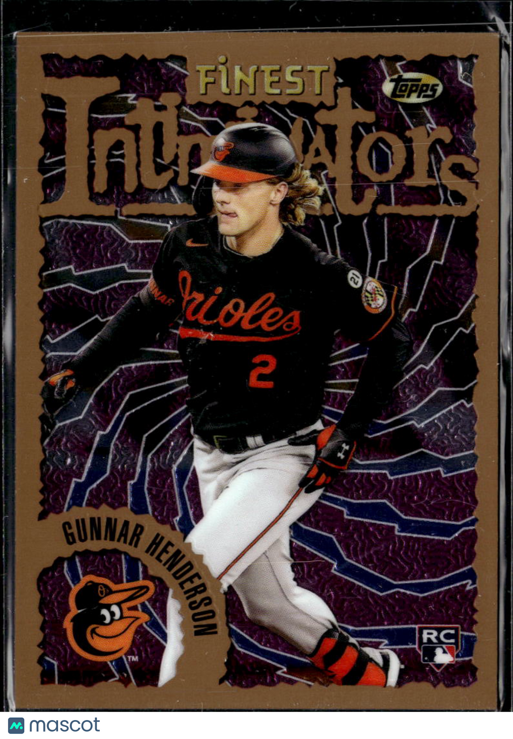 Gunnar Henderson 2023 Topps Finest Finest Intimidators RC Baltimore Orioles