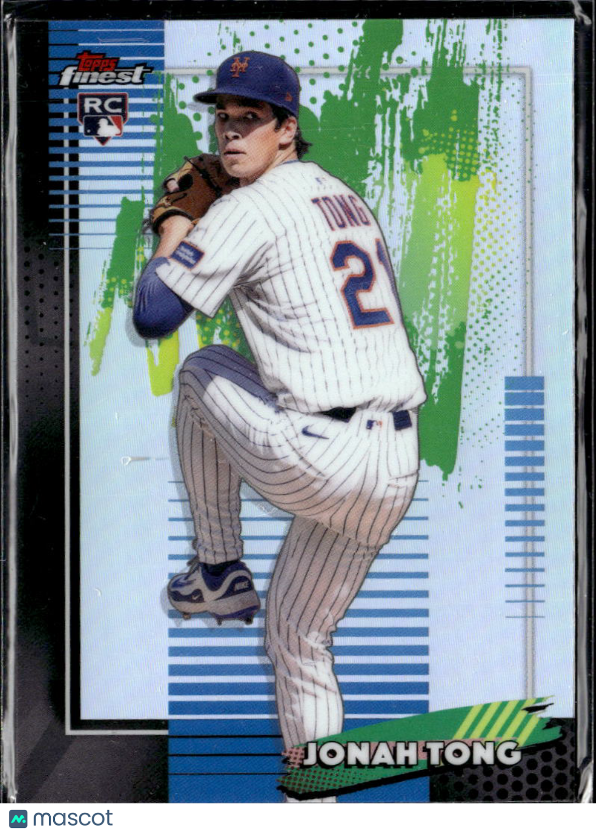 Jonah Tong 2026 Topps Finest Rookie RC Refractor New York Mets