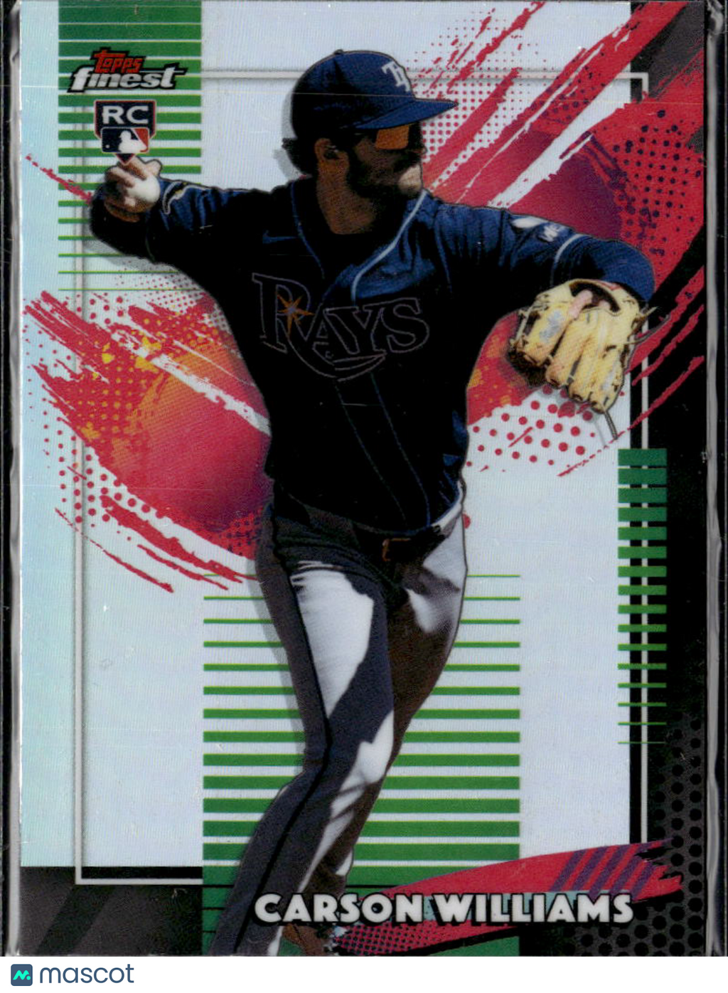 Carson Williams 2026 Topps Finest RARE RC Refractor Tampa Bay Rays