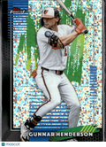 Gunnar Henderson 2026 Topps Finest Mini Diamond Refractor Baltimore Orioles
