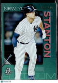 Giancarlo Stanton 2020 Bowman Platinum Green /299 New York Yankees