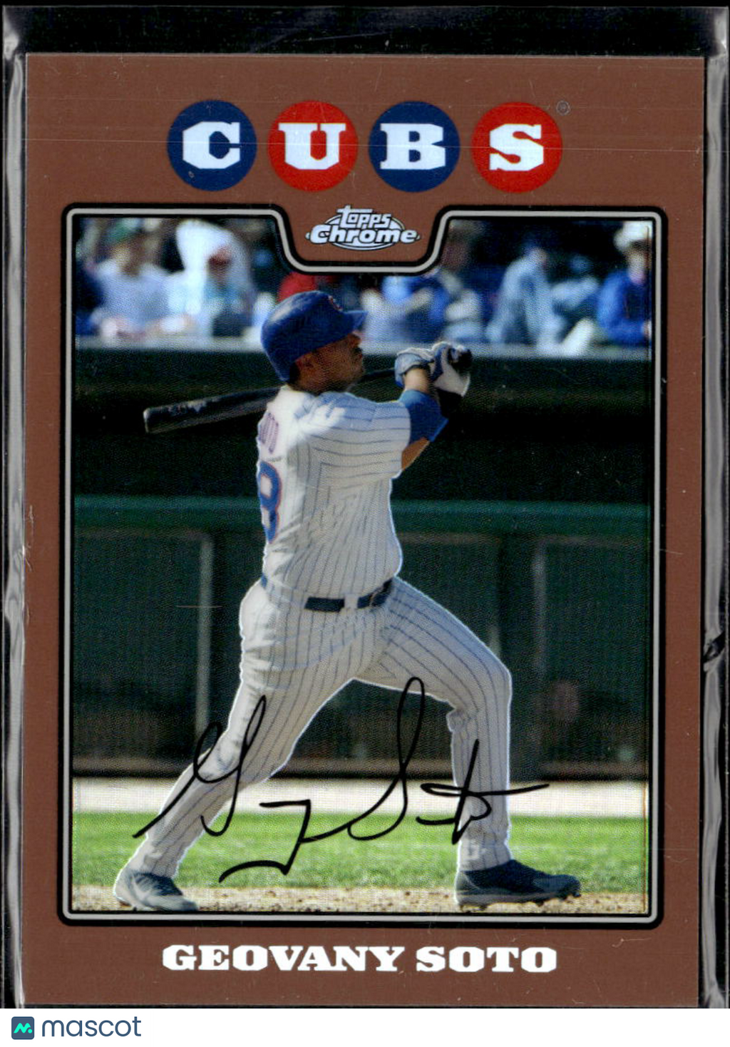 Geovany Soto 2008 Topps Chrome Copper Refractor /599 Chicago Cubs