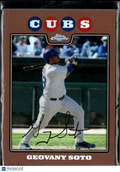 Geovany Soto 2008 Topps Chrome Copper Refractor /599 Chicago Cubs