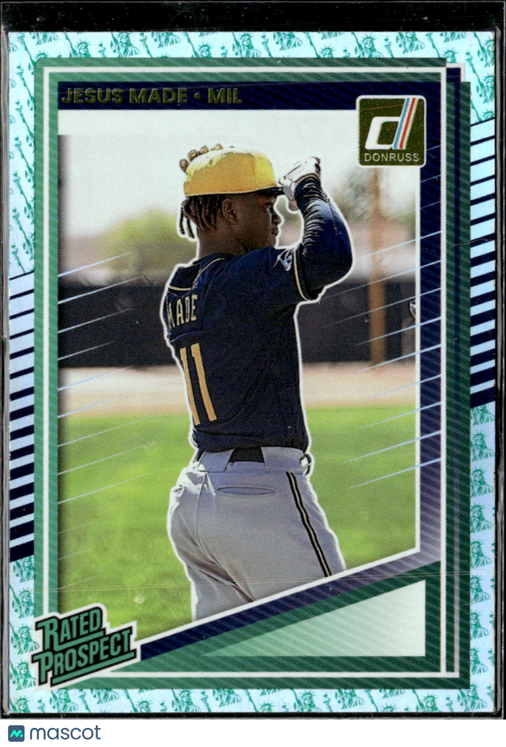 Jesus Made 2025 Donruss Rated Rookie Liberty Milwaukee Brewers