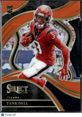 Tank Dell 2023 Select Club Level Orange RC /399 Houston Texans