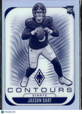 Jaxson Dart 2025 Panini Phoenix Contours Rookie RC New York Giants