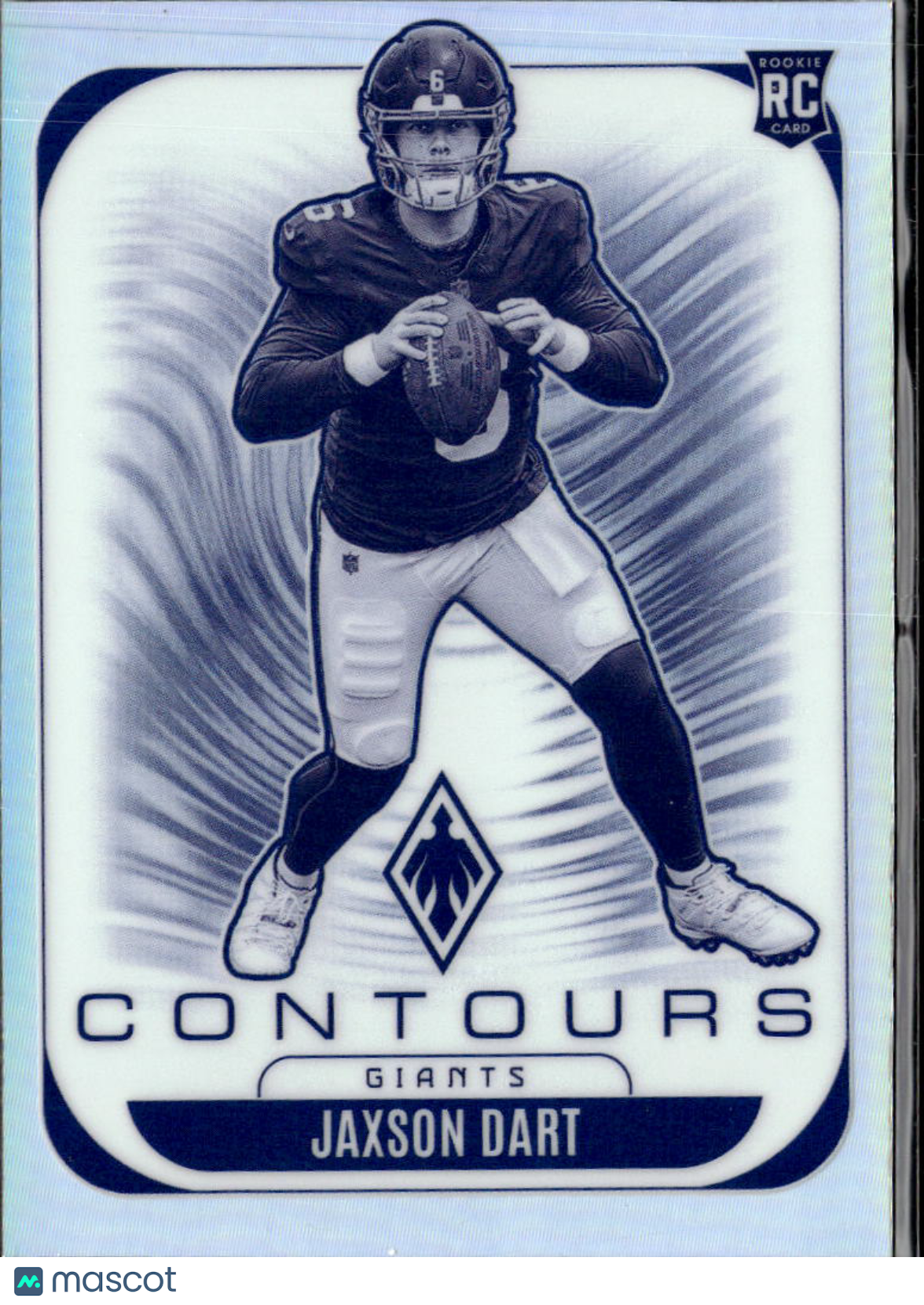 Jaxson Dart 2025 Panini Phoenix Contours Rookie RC New York Giants