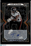 Tyler Allgeier 2022 Obsidian Auto Autograph RC /99 Atlanta Falcons