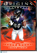 Isaiah Likely 2025 Origins Orange 103/149 Baltimore Ravens
