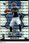 Malik Willis 2022 Mosaic Mosaics Prizm Rookie RC Tennessee Titans