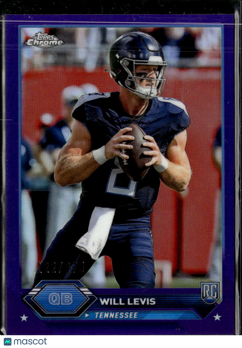 Will Levis 2024 Topps Composite Purple Refractor Rookie RC /275 Tennessee Titans