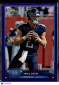 Will Levis 2024 Topps Composite Purple Refractor Rookie RC /275 Tennessee Titans